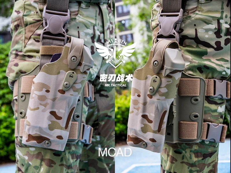 Funda táctica extracción rápida camuflaje compatible 1911 y TP9 - imagen 4