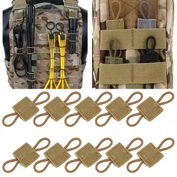 10/20 piezas, hebilla de encuadernación de antena para exteriores, sistema táctico Molle, mochila, accesorios de Camping, hebilla táctica, hebilla de encuadernación fija