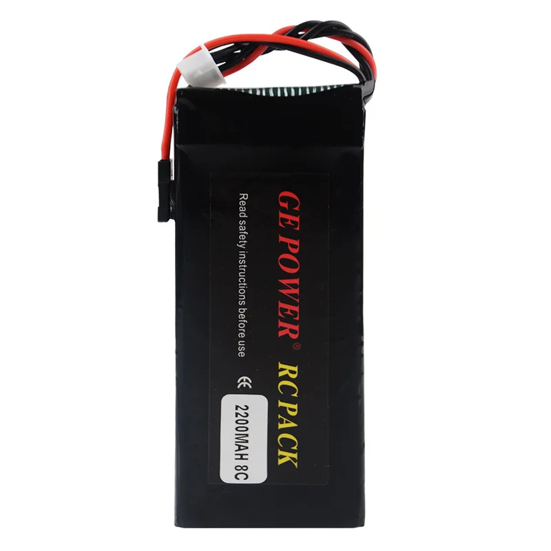 GE Power RC Lipo batería 11,1 V 2200mAh 8C para Flysky FS GT3B GT2 T6EHP-E 6EX RC E-SKY GT2 GT3B transmisor 11,1 V batería - imagen 3