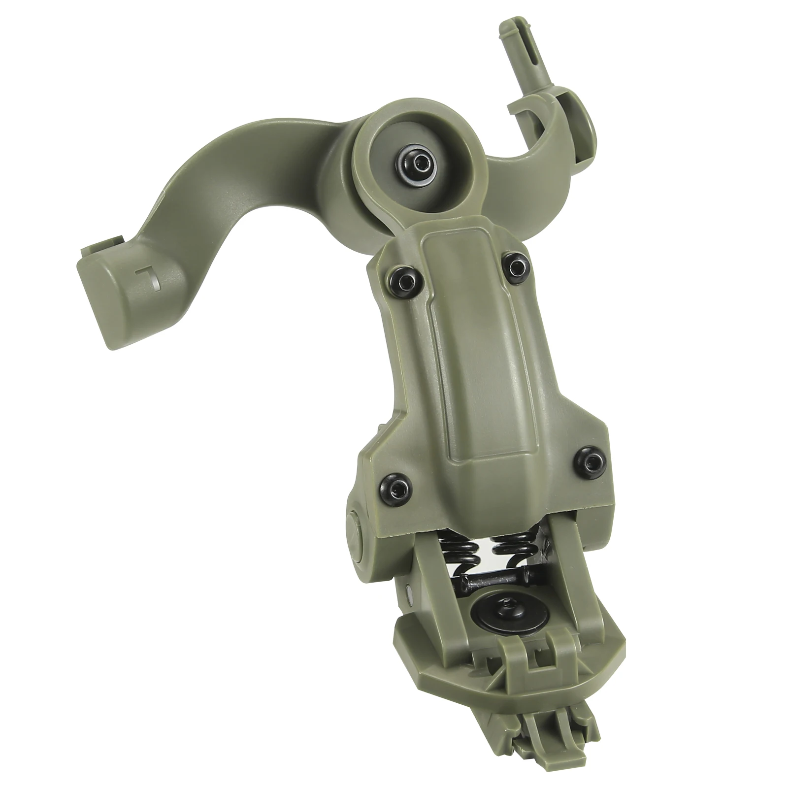 Kit de soporte para auriculares de tiro, adaptador de riel para casco con rotación multiángulo, compatible con OPS Core ARC y Team Wendy M-LOK - imagen 3