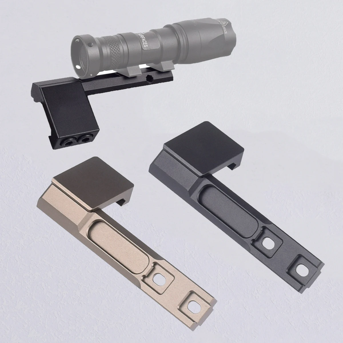 Soporte linterna ARIS SureFire M-Lok Keymod rail táctico encoding="UTF-8" /> - imagen 3