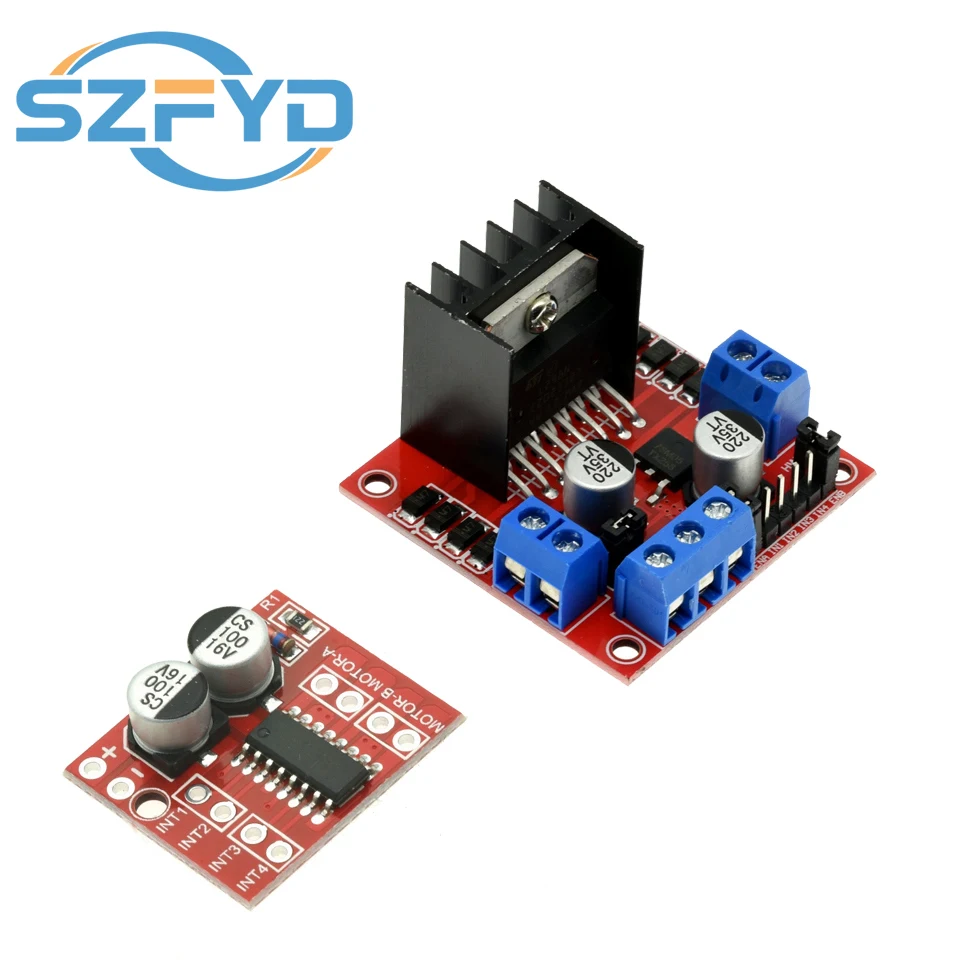 Módulo de controlador de Motor CC L298N, Motor paso a paso L298N, Robot de coche inteligente, placa de pruebas Peltier, controlador de Motor CC L298 de alta potencia para Arduino