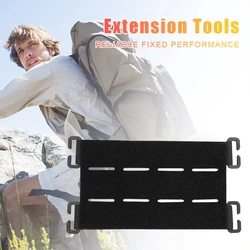 Parches Molle, accesorio, Panel de gancho y bucle, insignias DIY, soporte de exhibición de parches, bolsas, mochila, chaleco, convertidor, adaptador de cinta