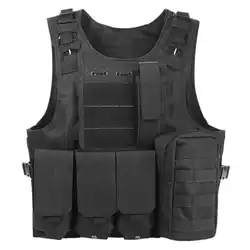 Chaleco táctico ligero desmontable rápido para airsoft