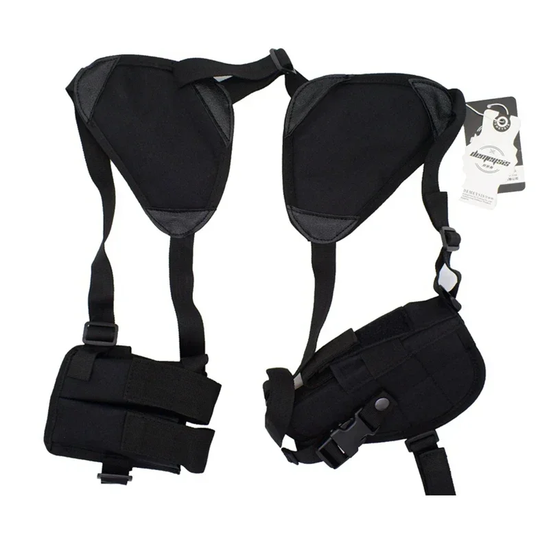 Funda de hombro táctica de transporte oculto para pistola de revólver Glock 1911, funda de caza transpirable ajustable - imagen 2