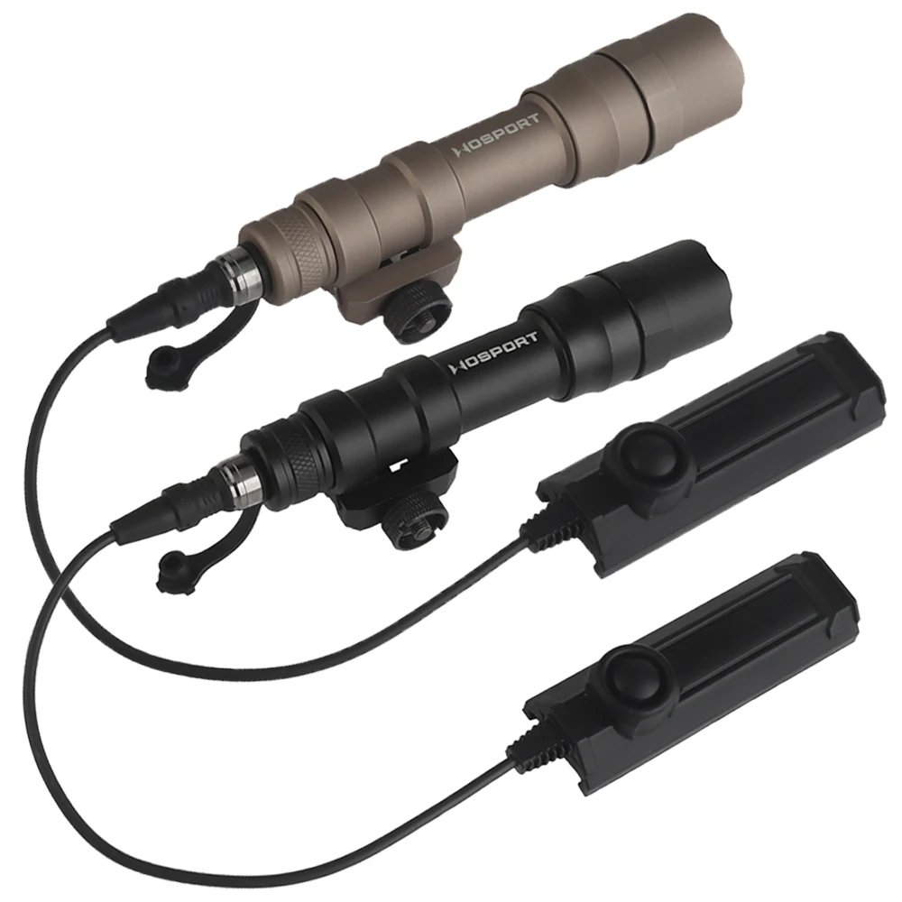 Surefir-linterna de alta potencia M600 Style1300 lúmenes con interruptor de presión remoto controlado por cable para iluminación Airsoft de Rifle AR15