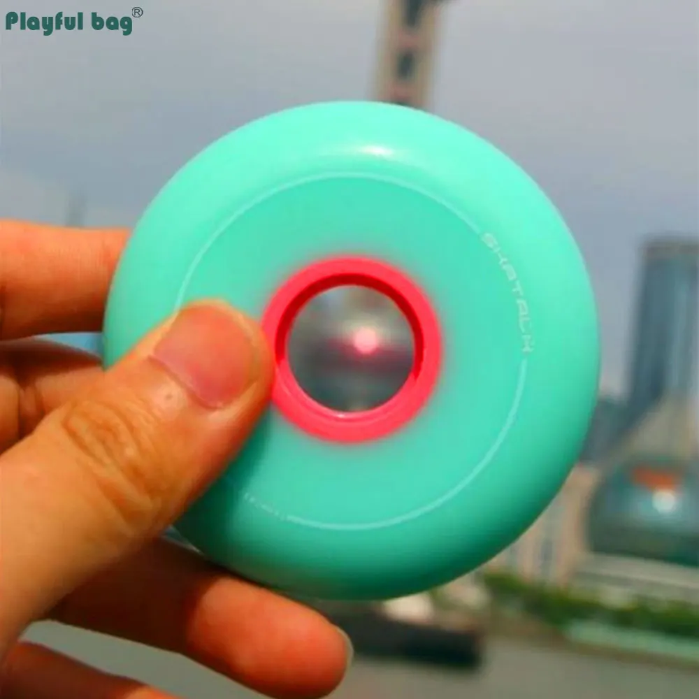 8 unids/set 82A Color turquesa patines en línea ruedas 68 72 76 80MM PU rueda de carne completa patines accesorios AMB300 - imagen 5