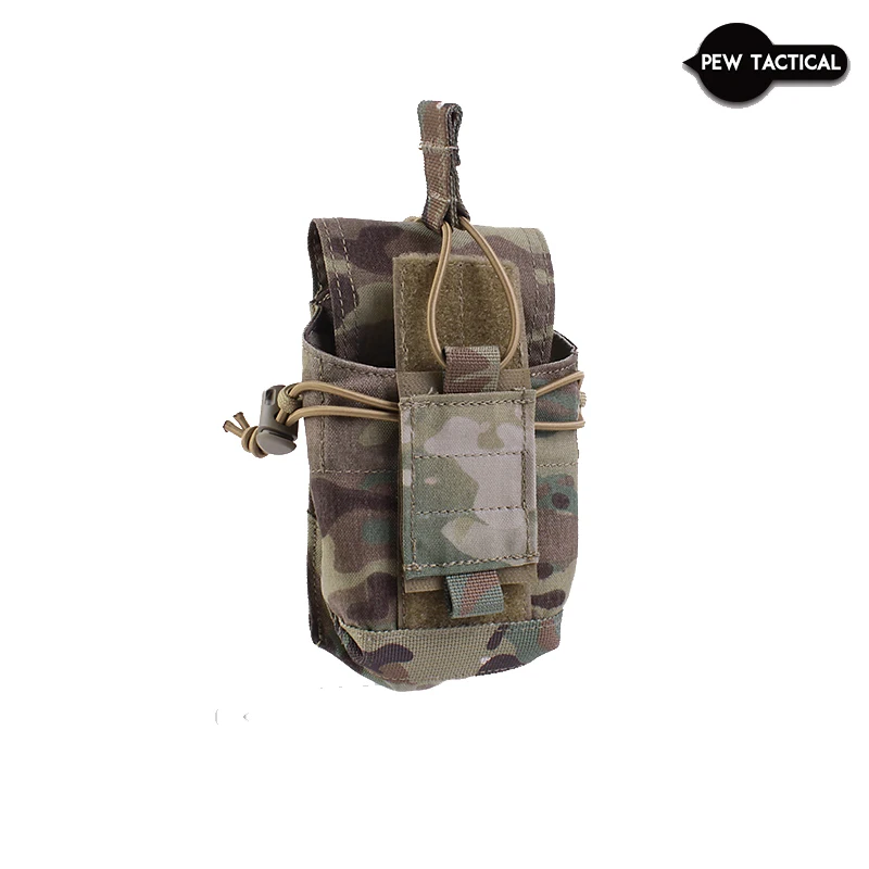 Pew-bolsa táctica 5,56/7,62/MBITR, bolsa individual para Airsoft, bolsa táctica para revistas, caza de camuflaje de nailon - imagen 3