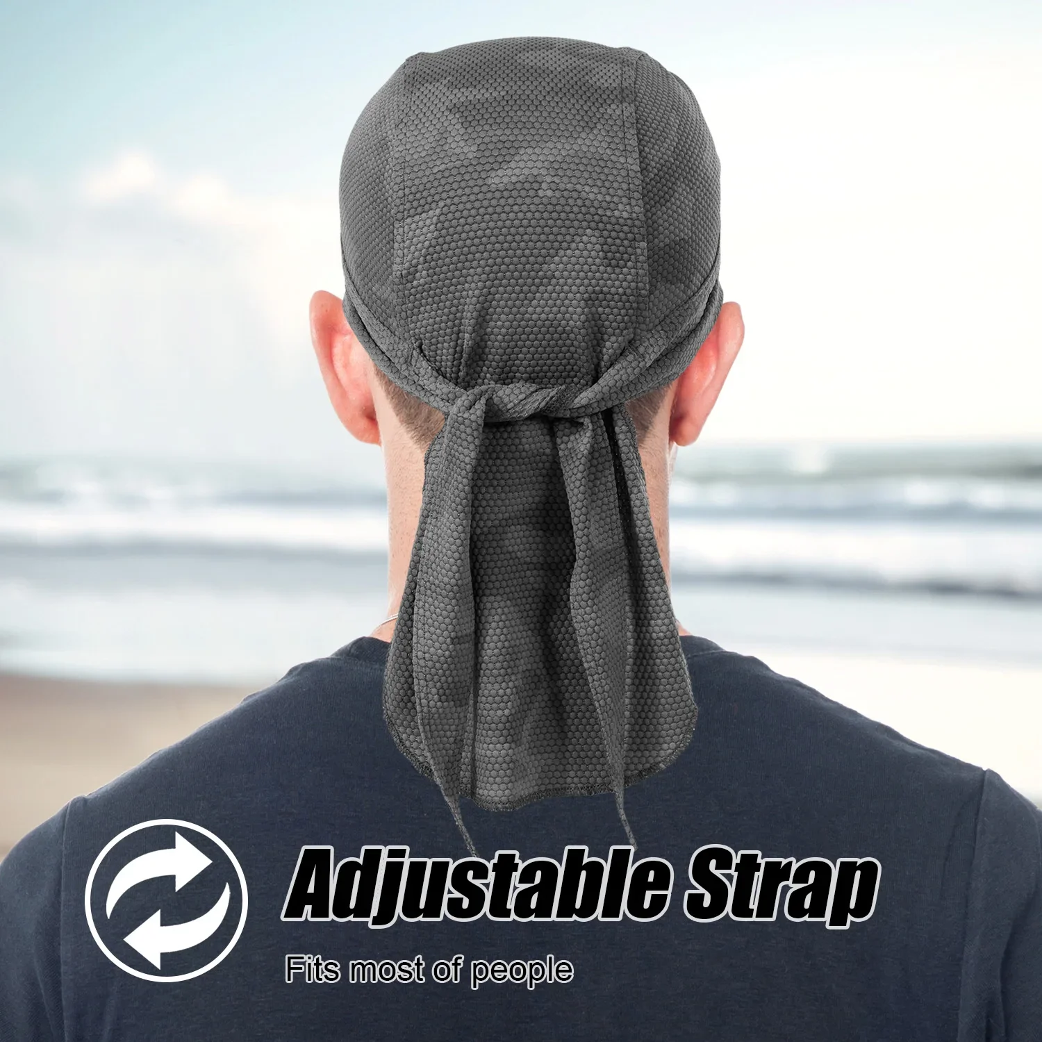 Gorro de ciclismo transpirable para hombre y mujer, forro de casco, bufanda de cabeza, refrigeración, absorción del sudor, gorra deportiva para montar en bicicleta al aire libre - imagen 5