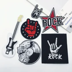 Parche táctico rock punk guitarra – Apliques termoadhesivos ropa