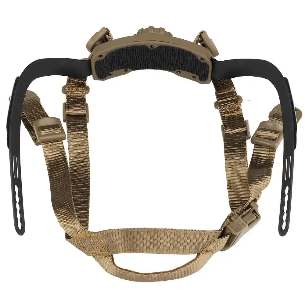 Sistema de suspensión interior para casco FAST SF, casco de corte alto, correa de bloqueo de cabeza ajustable, accesorios para casco Airsoft de combate y caza - imagen 4