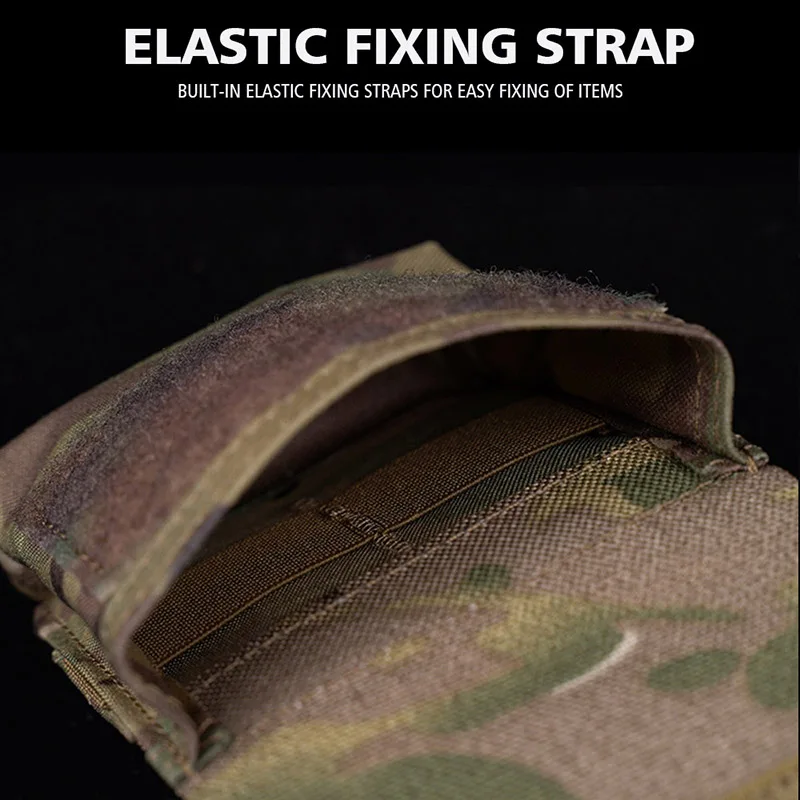 Bolsa de cinturón Molle táctico para caza al aire libre, bolsa de comestibles, ciclismo, Camping, Kit de supervivencia de emergencia médica - imagen 3