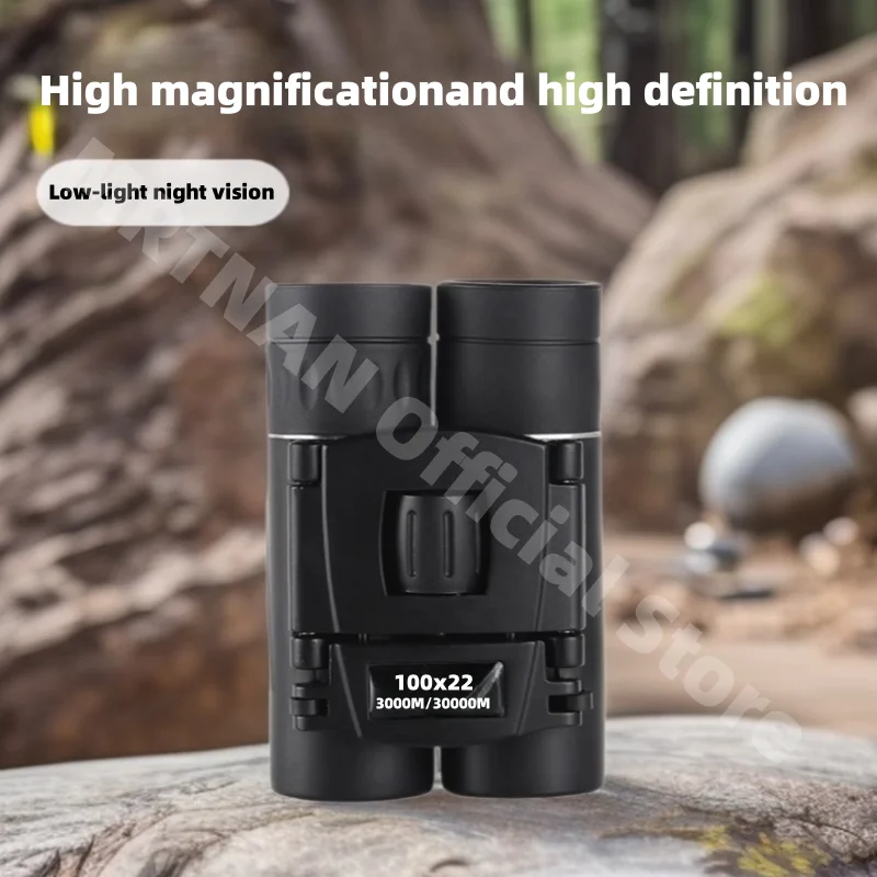 100x22 Telescope Professional BAK4 Powerful Binoculars Long Range Portable Monocular or Camping Tourism Outdoor