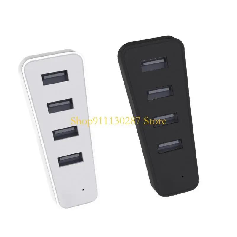 J1HC USB Hub Hub velocidad USB para accesorios para juegos mejora conectividad del dispositivo con 4 puertos ABS para - imagen 4