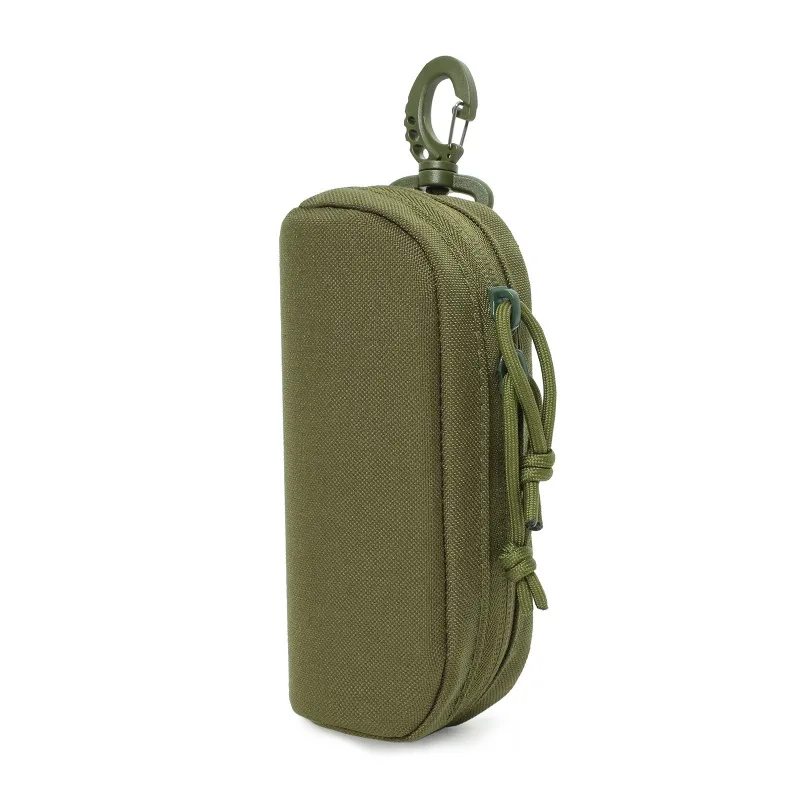 Caja de gafas de sol para caza al aire libre, estuche Molle duradero para gafas, bolsa táctica militar, caja de almacenamiento para gafas de sol, bolsa dura de nailon para gafas - imagen 5