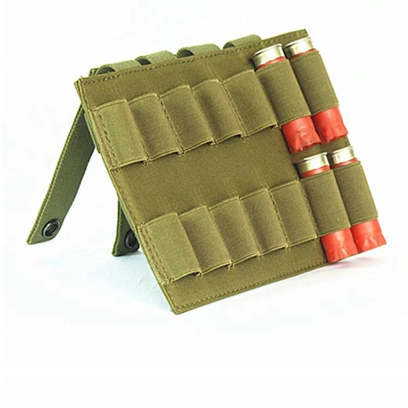 Bolsa de munición táctica de 14 escopetas redondas para caza, accesorios de tiro, bolsa porta revistas, turismo de acampada - imagen 3
