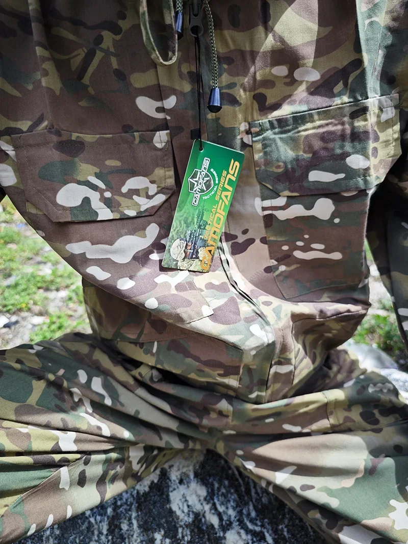 Traje de entrenamiento de combate al aire libre de verano ruso: chaqueta bata de camuflaje multiusos y ropa de trabajo EMR/SS Leto/KLMK - imagen 4