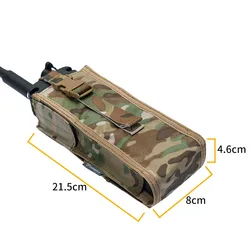 Bolsa universal para walkie-talkie PRC148/152 chaleco táctico