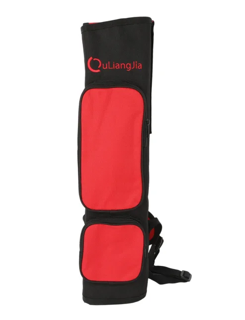 Alforja flechas tiro con arco caza ajustable hombro azul rojo - imagen 3