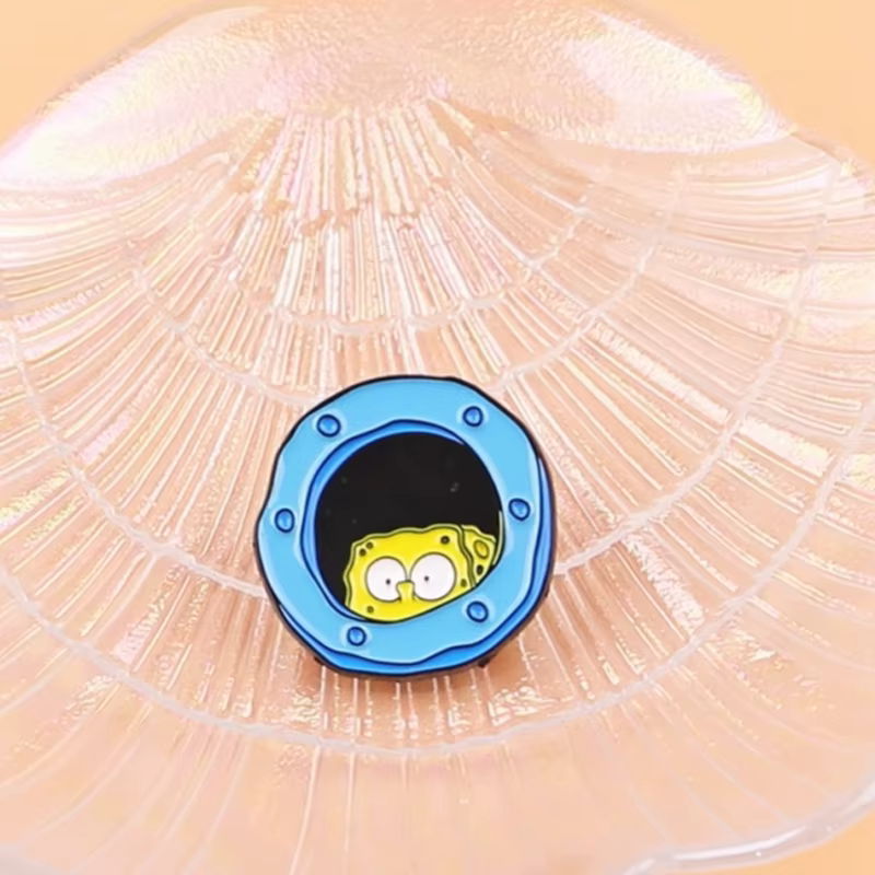 Pin de solapa esmaltado infantil figura linda divertida de metal - imagen 3