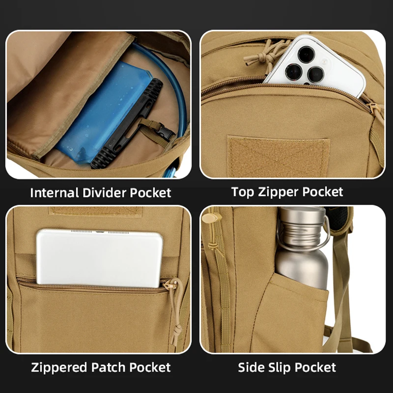 Mochila táctica de senderismo y caza multiusos para outdoor - imagen 3