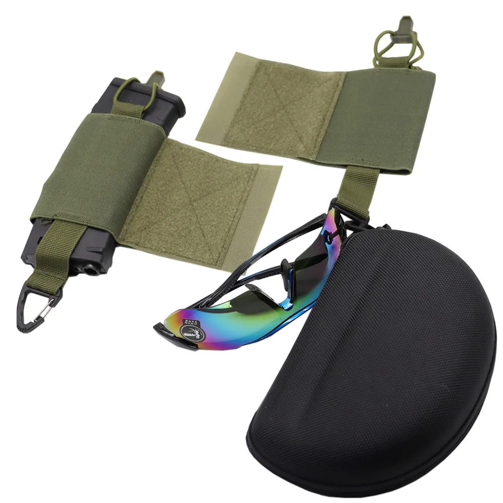 Chaleco táctico Wingman V2 estilo Ferro, soporte de Radio elástico, bolsa para revistas, soporte para Walkie FCPC V5, chaleco Airsoft de caza, equipo - imagen 5
