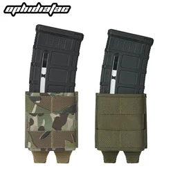 OPHIDIANTAC FAST 5,56/7,62 bolsa individual Mag funda corta revista Molle Airsoft accesorios del sistema de caza nuevo riñonera