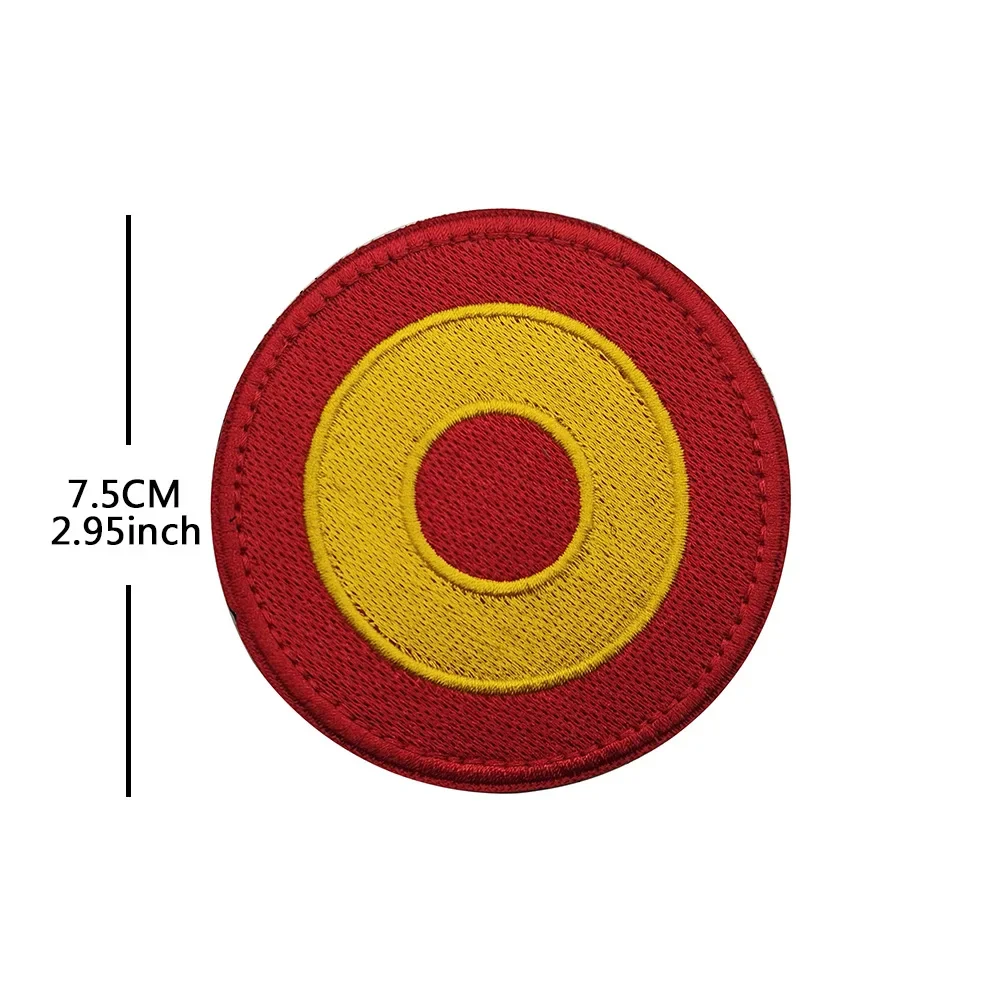 Parche de bandera de tenedor burdeos con insignia de águila de doble cabeza Asturias de Andalucía de Galicia, parche mágico con tira de pecho española - imagen 3