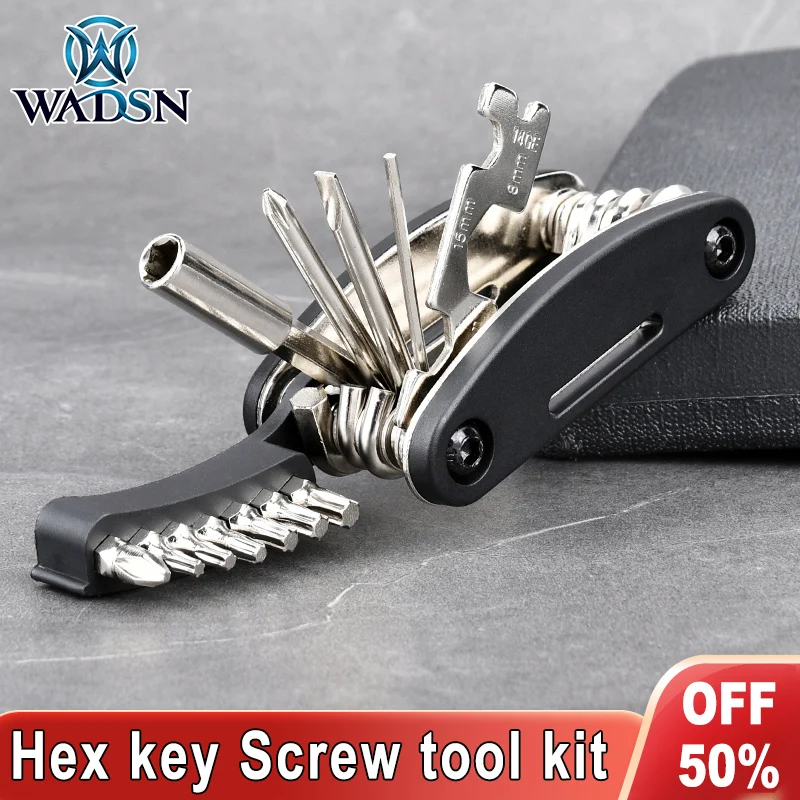 WADSN, herramienta de llave multifuncional, Kit de llave hexagonal, accesorio de caza para SF X300 M300 M600, linterna Surefir, PEQ15 NGAL, MAWL láser