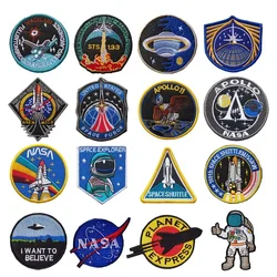 Parche bordado astronauta – insignia táctica para chaleco o mochila