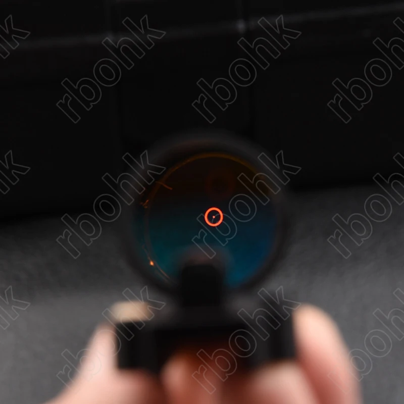 Mira óptica de caza Shooin RIB punto verde/rojo, fibra ligera - imagen 3