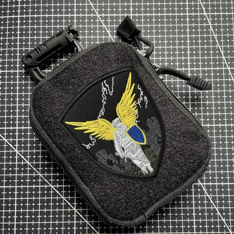 Parche táctico velcro guerrero – Insignia moral bordada para mochila - imagen 3