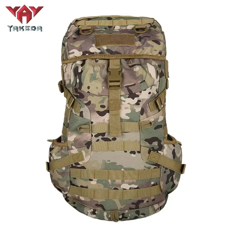 YAKEDA bolsa de Montañismo para acampar al aire libre, mochila multifuncional de gran capacidad, bolsa táctica de entrenamiento de viaje y senderismo - imagen 3