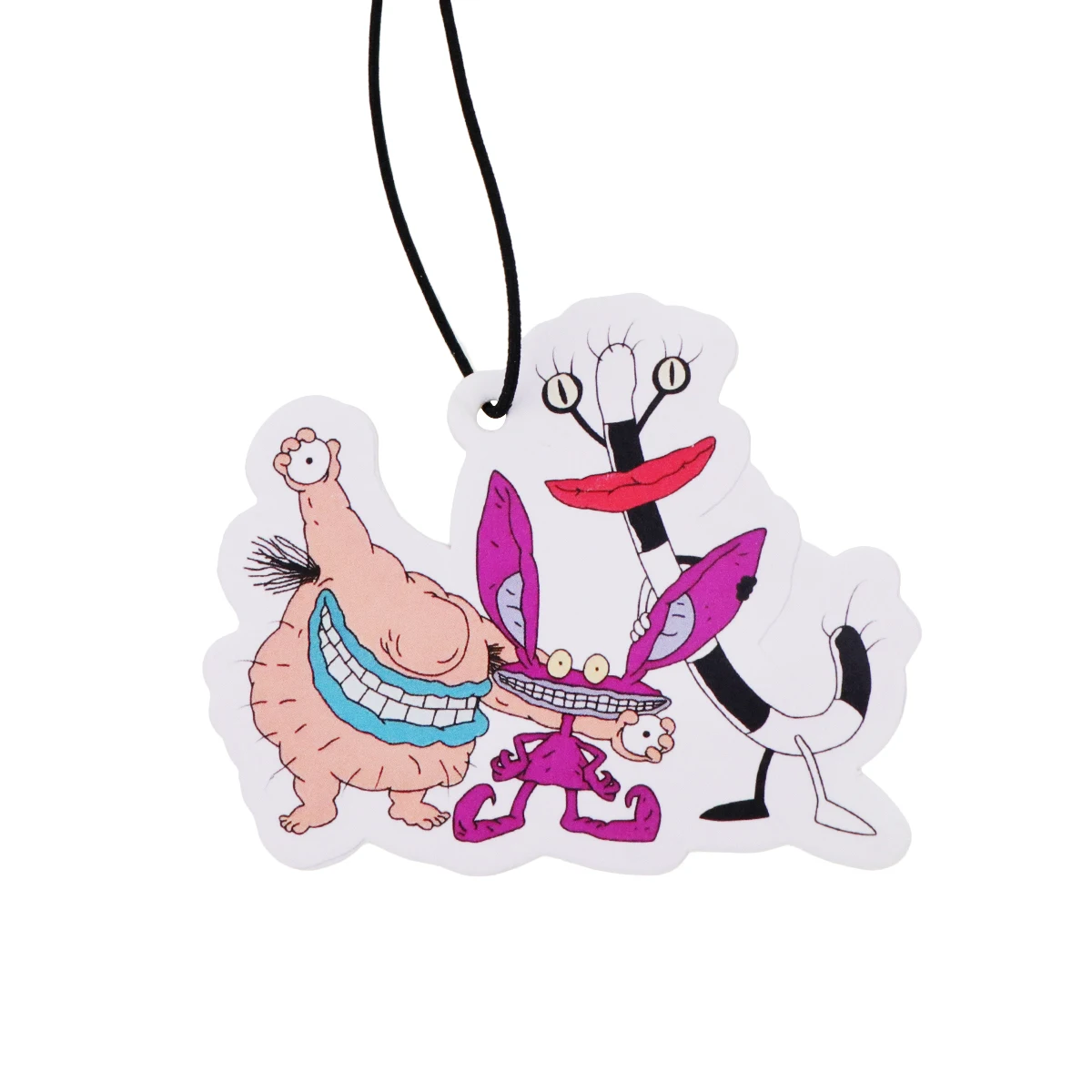 Tabletas de aromaterapia para coche con dibujos divertidos, colgante de fragancia para Interior de coche, ambientador, decoración colgante para espejo retrovisor - imagen 2