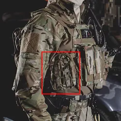 Bolsa táctica MOLLE vertical PEW TACTICAL camuflaje para móvil