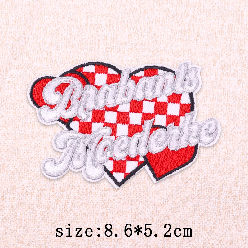 Parche bordado con emblema de Brabant de Países Bajos, parches para planchar para ropa, parches de Carnaval de Países Bajos para ropa, apliques DIY, 2026 - imagen 4