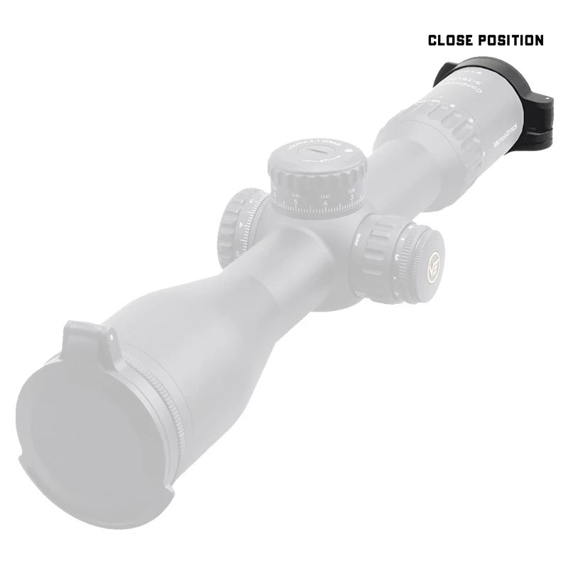 Óptica vectorial Continental Rifle Lunares Lente objetivo Tapa filp-up 45,5-46,5 mm/50 mm/56 mm de diámetro - imagen 2