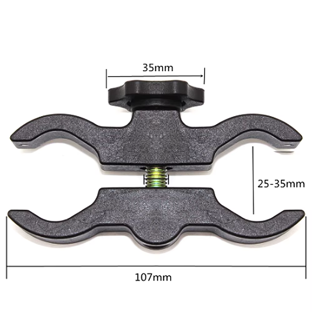 Clip de abrazadera de montaje de alcance de barril, soporte de montaje de liberación rápida para linterna, alcance de pistola, telescopio de mira láser, diámetro 25mm-30mm - imagen 4