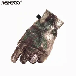 Guantes impermeables camuflaje árbol biónico para caza y pesca