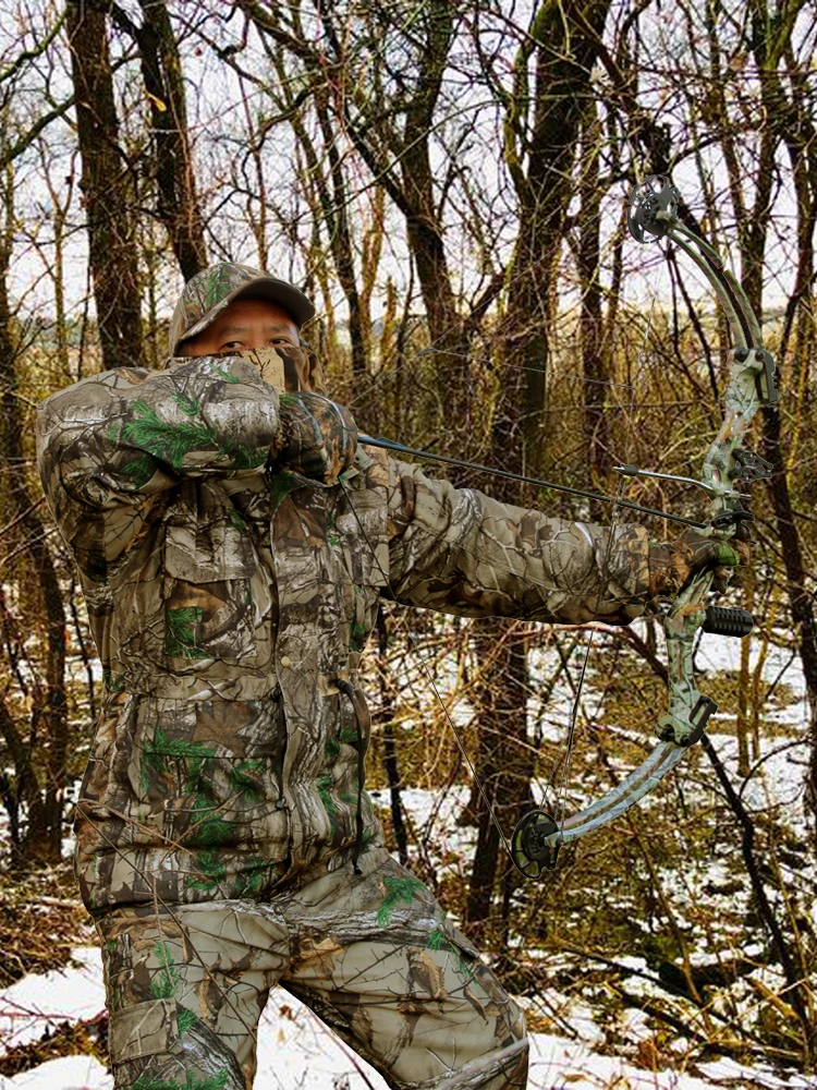 Invierno térmico viento impermeable táctico senderismo rompevientos suave transpirable resistente al desgaste camuflaje biónico caza pesca ropa - imagen 4