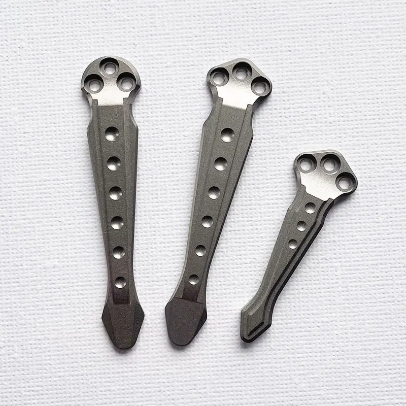 Clip trasero de aleación de titanio para Para2 C81, BM 551,BM Bugout 535, cuchillo de bolsillo plegable, herramienta de Clip de cintura, accesorios de bricolaje, 1 pieza - imagen 2