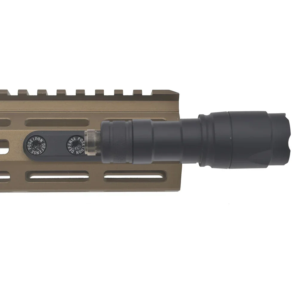 Soporte en línea ISM-M Mlok Scout con parada de barricada manual AFG para linterna serie M300 M600, arma, luz de explorador, riel M-lok - imagen 3