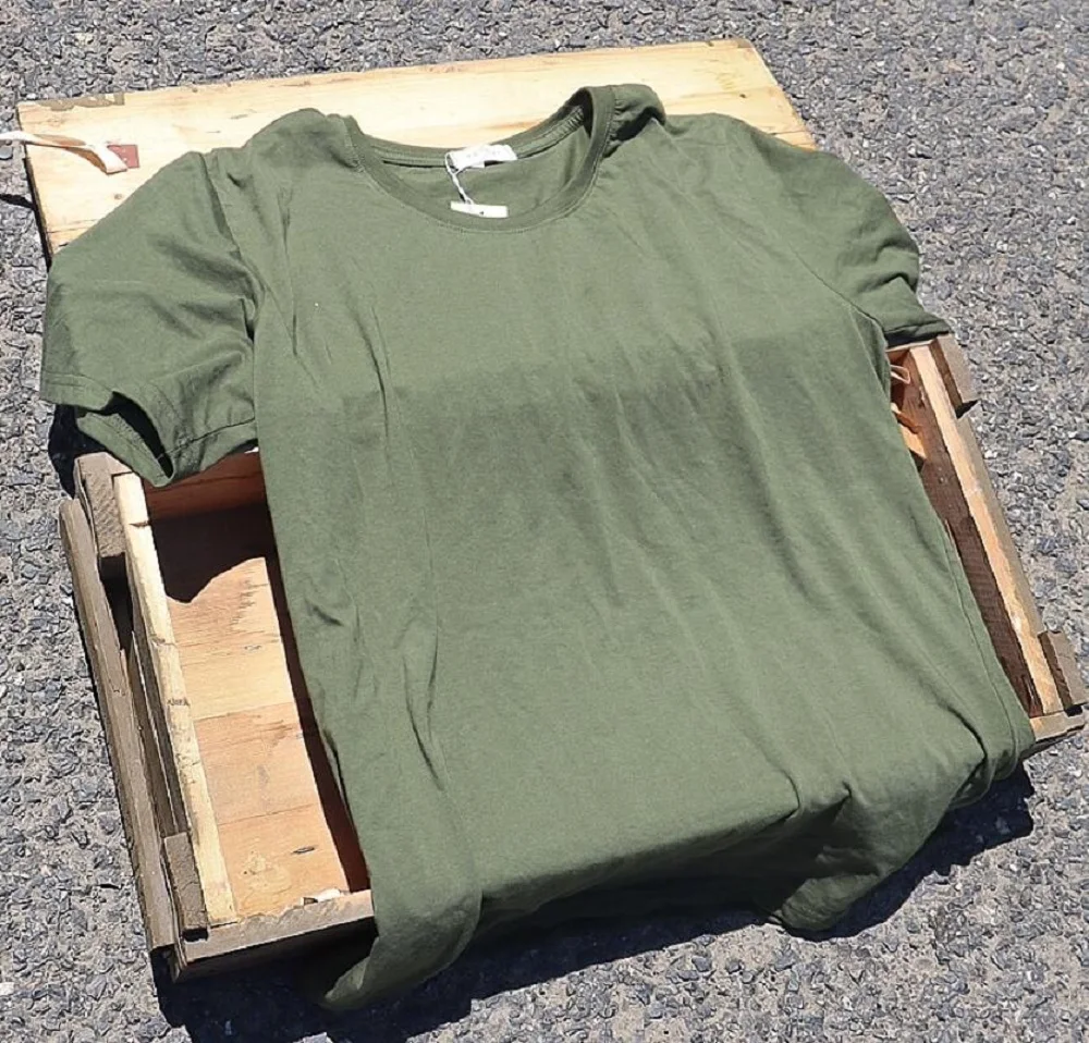 Camisa de manga corta de entrenamiento de verano para hombre transpirable de algodón - imagen 2