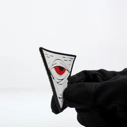 WHITEPHOSPHOR Ojo de Dios – Parche táctico PVC militar con velcro