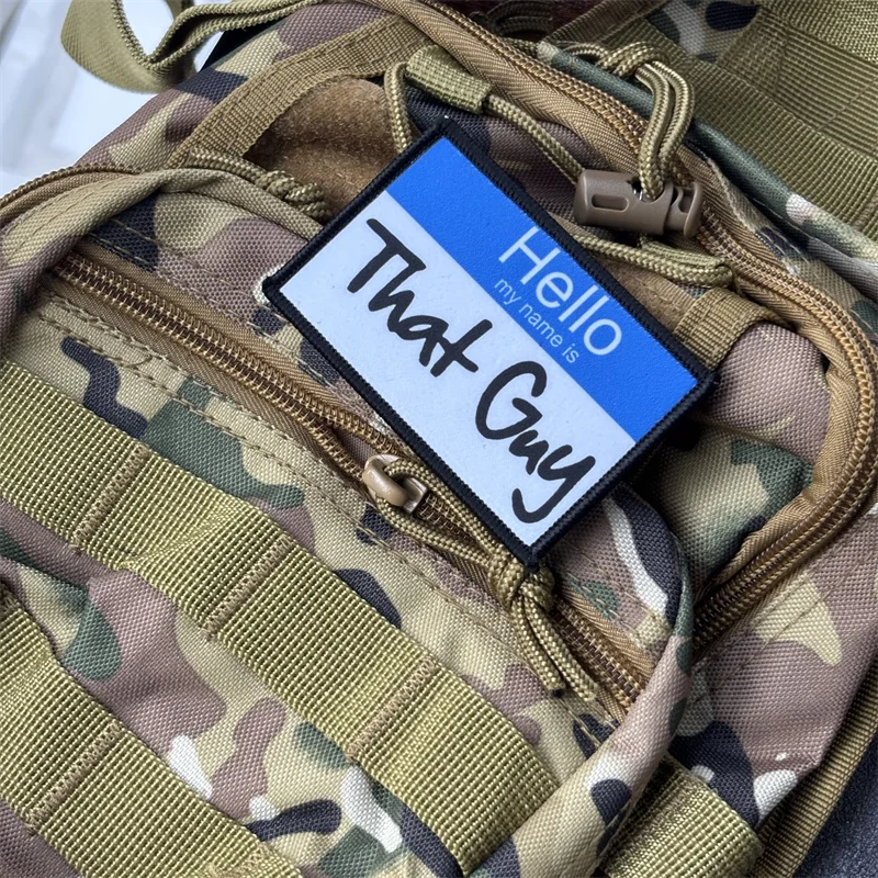 Parche táctico impreso "That Guy" para ropa, insignia de moral, parche militar con gancho, accesorios para mochila, pegatinas - imagen 2