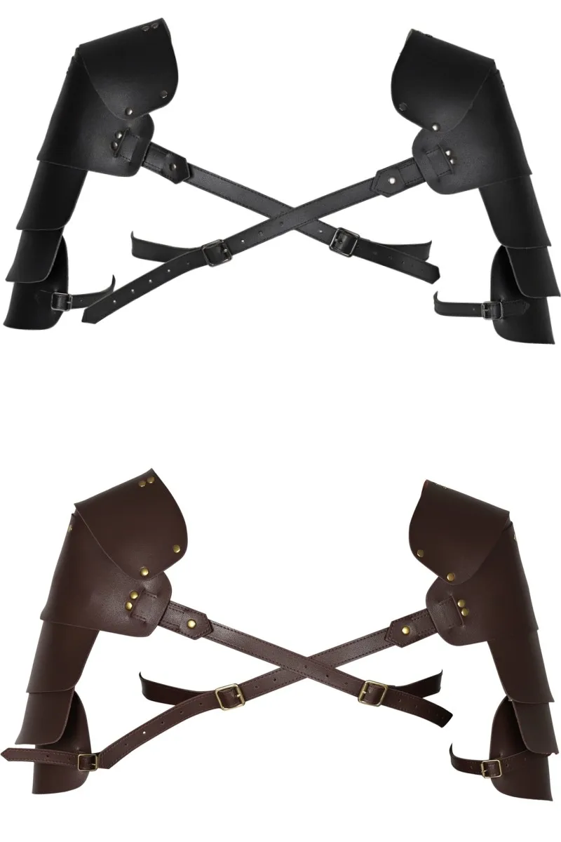 Armadura de caza engrosada de caballero romano Medieval nórdico, armadura de hombro/breastplate, cosplay renacentista - imagen 5