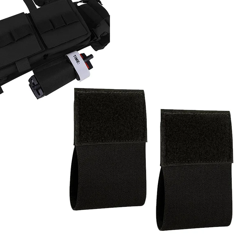 Soporte de torniquete elástico táctico, bolsa EDC, portador de placa, aparejo de pecho, chaleco, cinturón, bolsa de herramientas de supervivencia, soporte de almacenamiento seguro - imagen 4
