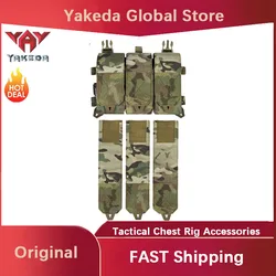 YAKEDA Panel Frontal Triple MOLLE para Chaleco Táctico