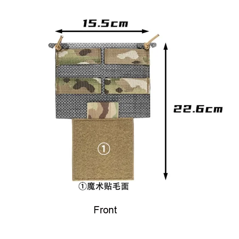 Chaleco táctico, tabla de expansión de pecho colgante, soporte de Material importado, placa compuesta, tablero T - imagen 5