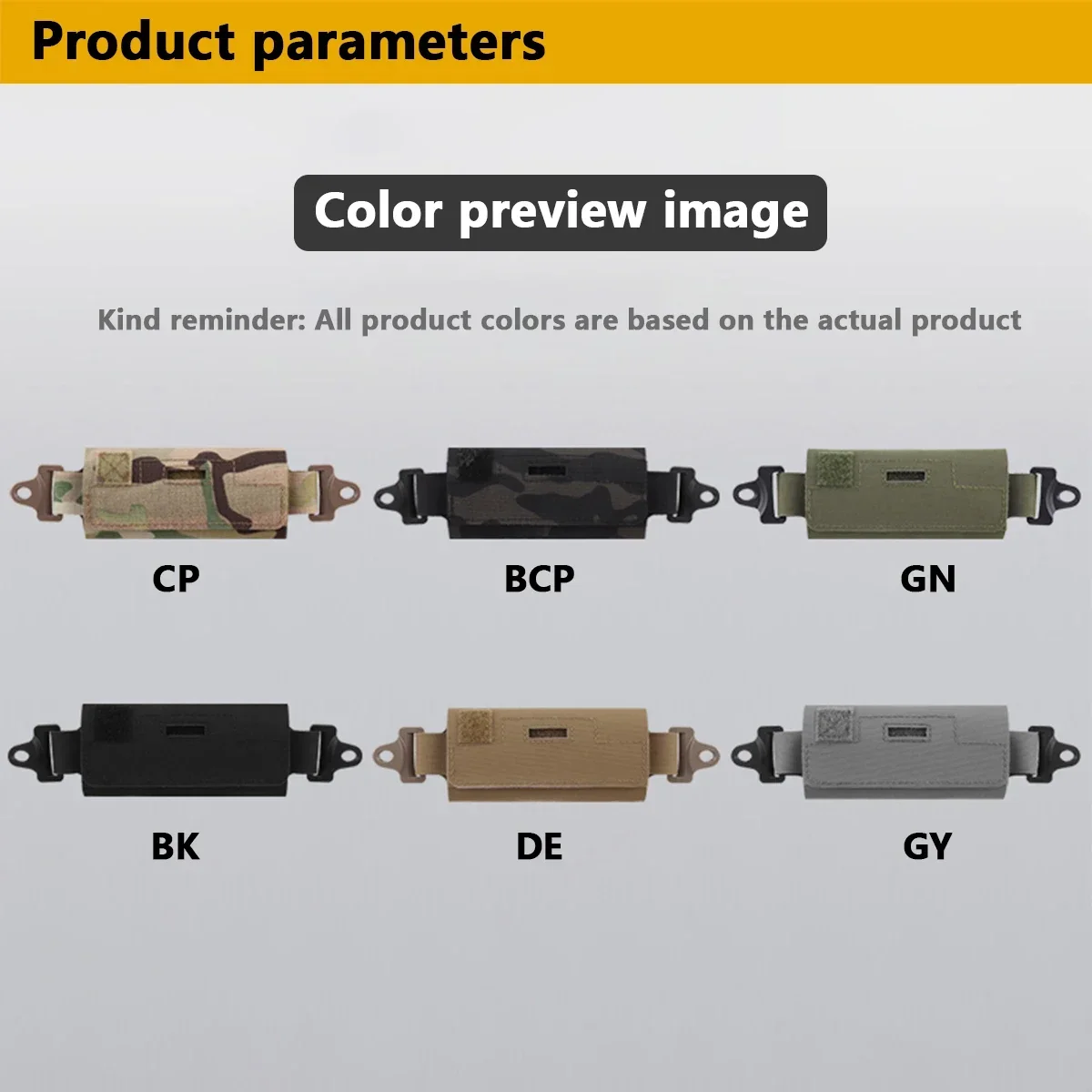 Bolsa de peso de contrapeso para casco táctico, paquete de contrapeso Airsoft para OPS BJ PJ MH, accesorios militares para cascos Airsoft - imagen 3